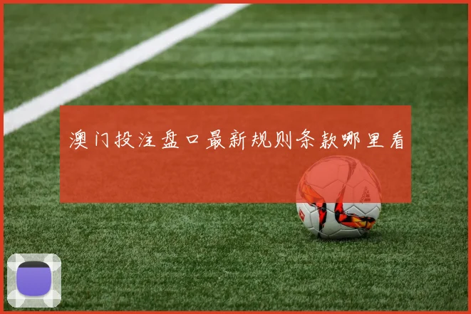澳门投注盘口最新规则条款哪里看